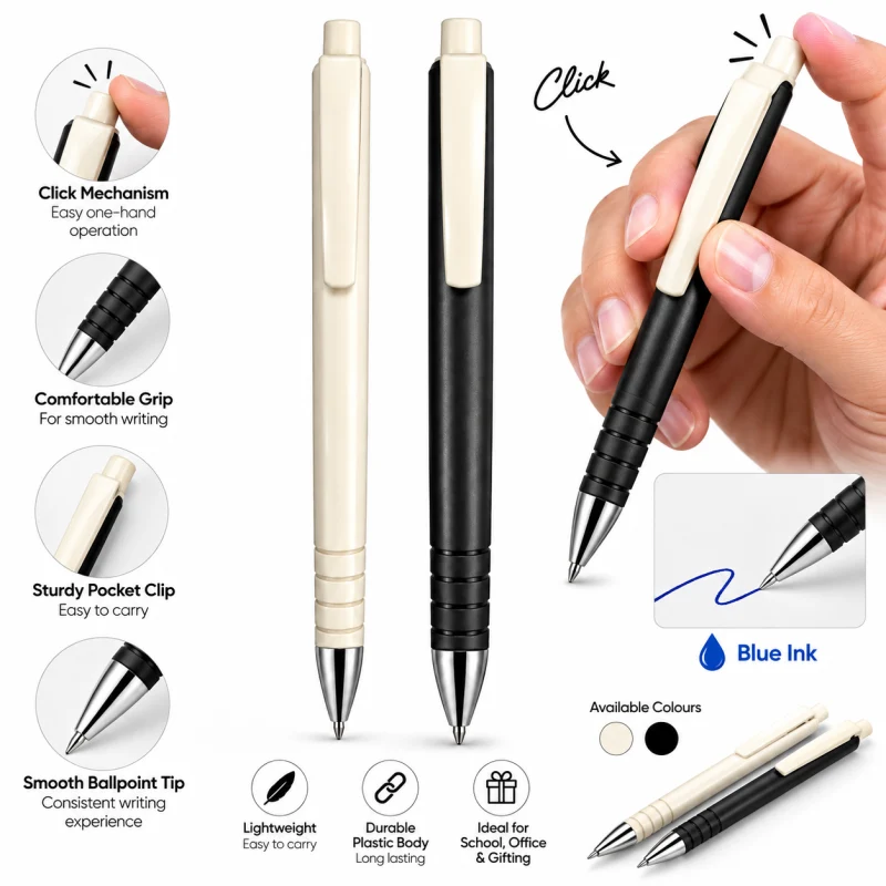 Retractable Ballpoint Pens