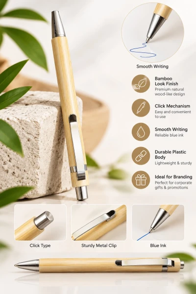 Bamboo Style Ballpoint Pen
