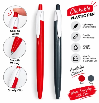 Retractable Ballpoint Pens